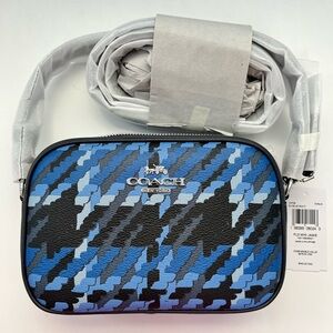 Coach Mini Jamie Camera Bag With Plaid Print